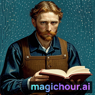 Magic Hour Van Gogh Portrait - Animation Template