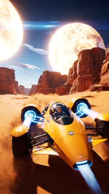 Magic Hour | Anti-gravity speed pod racing in a twin-sun desert planet ...