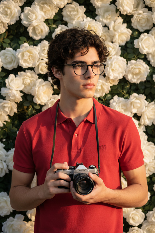 Holding Camera