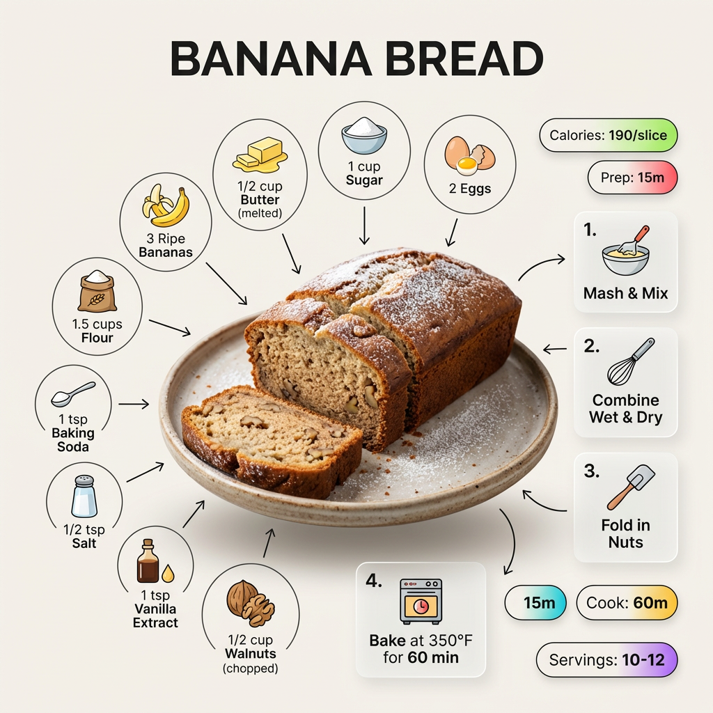 Banana Bread Infographic
