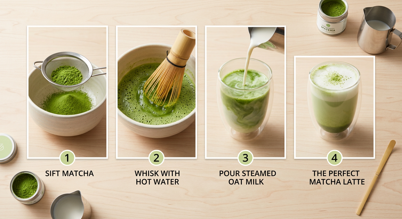 Matcha Latte Art Guide