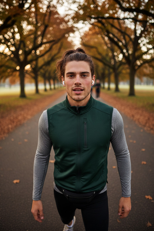 Morning run glow
