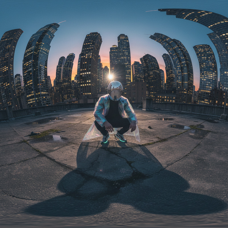 360 Rooftop Crouch Shot