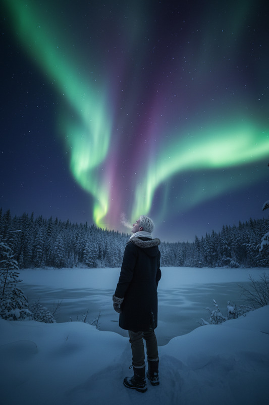 Seeing northern light