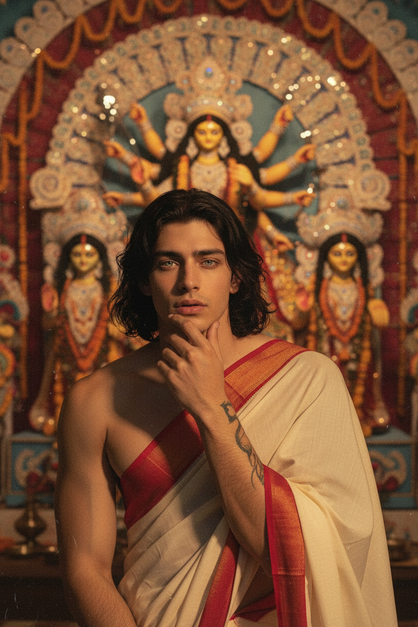 90s Durga puja