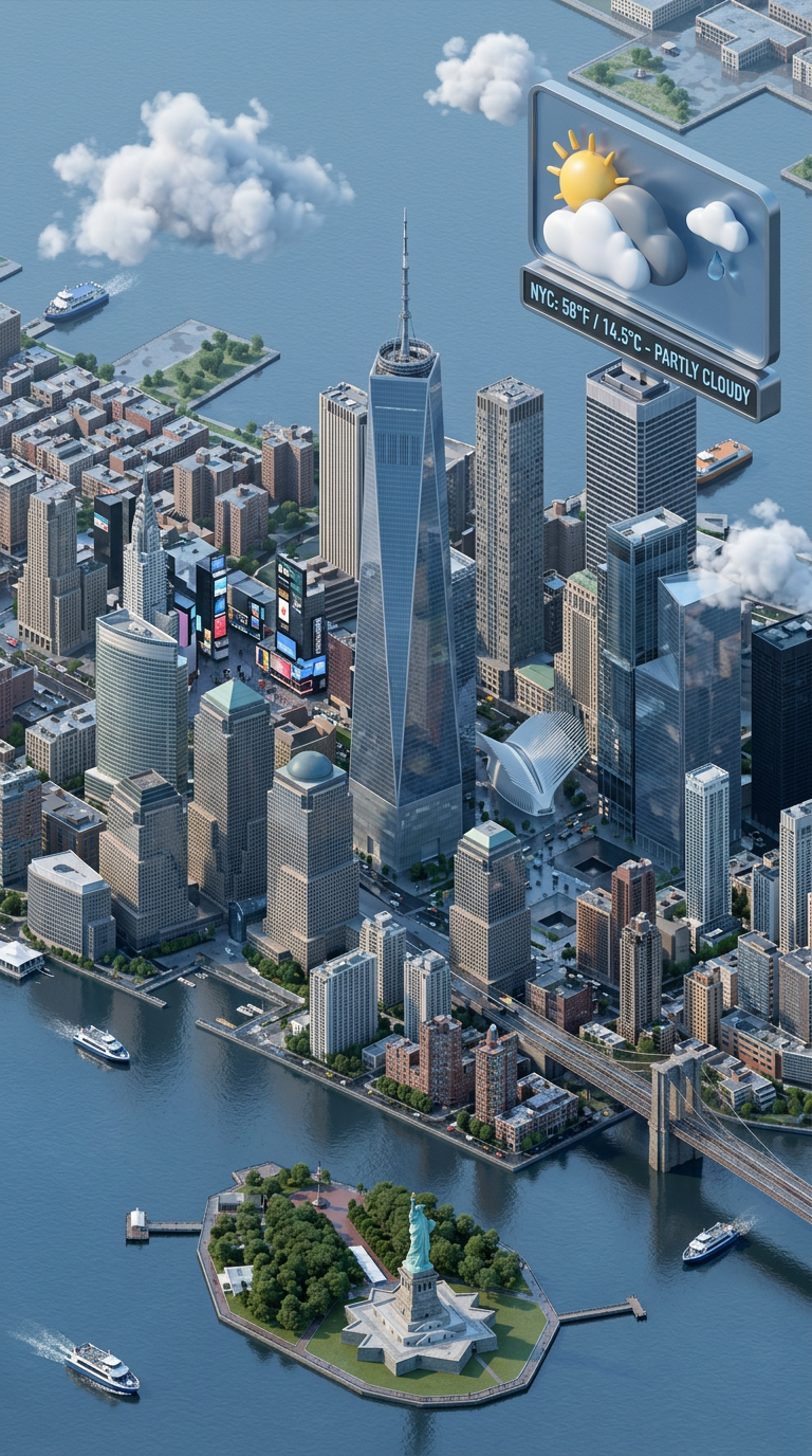Isometric Weather City