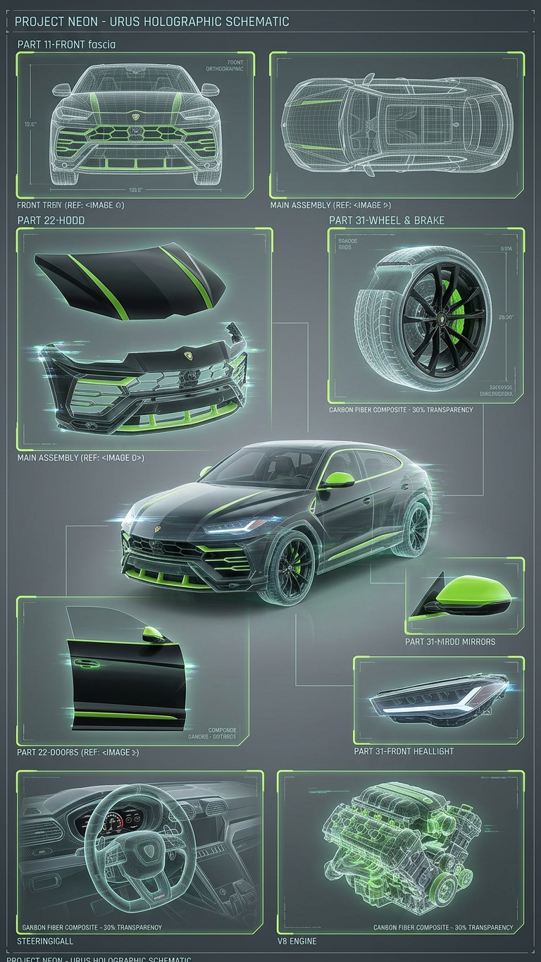 Hologram Model Sheet