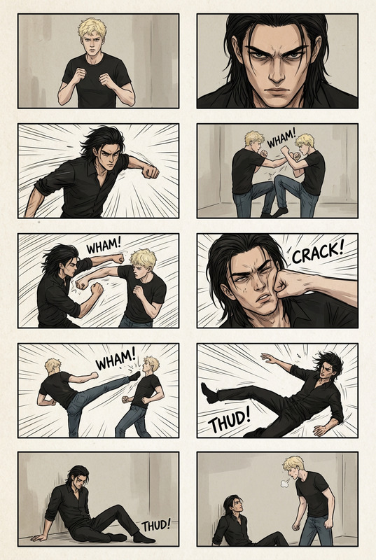Fight Scene Storyboard