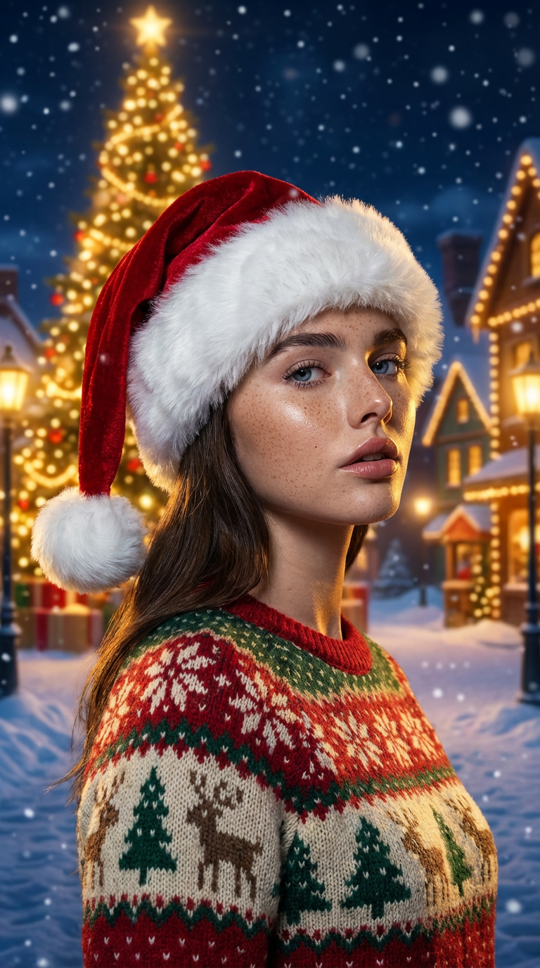 Christmas Outfit & Background
