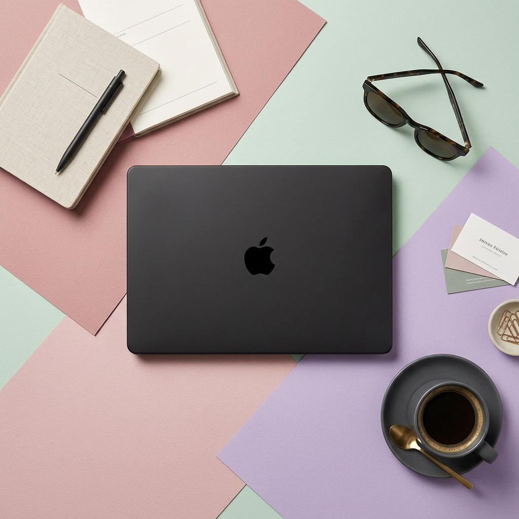 Pastel Flat-Lay Product Scene