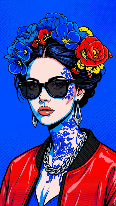 Pop Art Character Burst