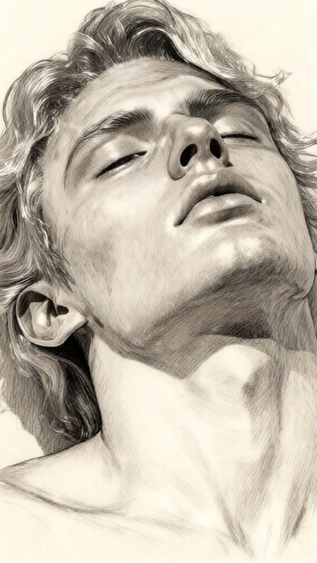 Japanese Pencil Sketch Serenity