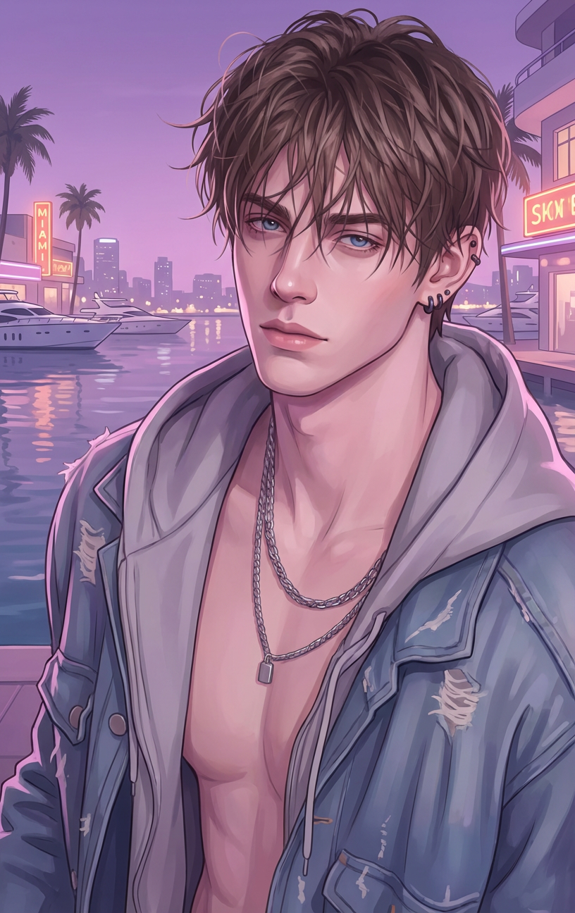 GTA VI Miami Dream Portrait