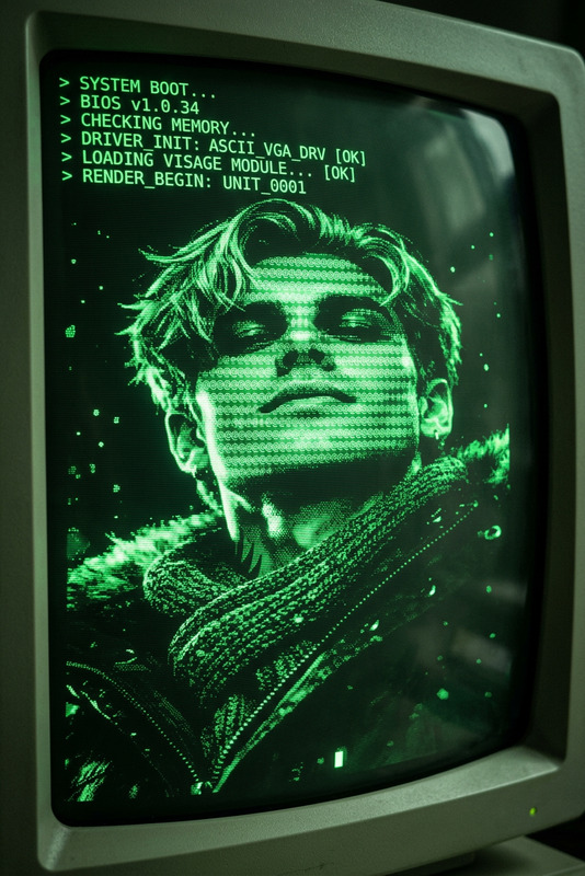 CRT ASCII Boot Screen