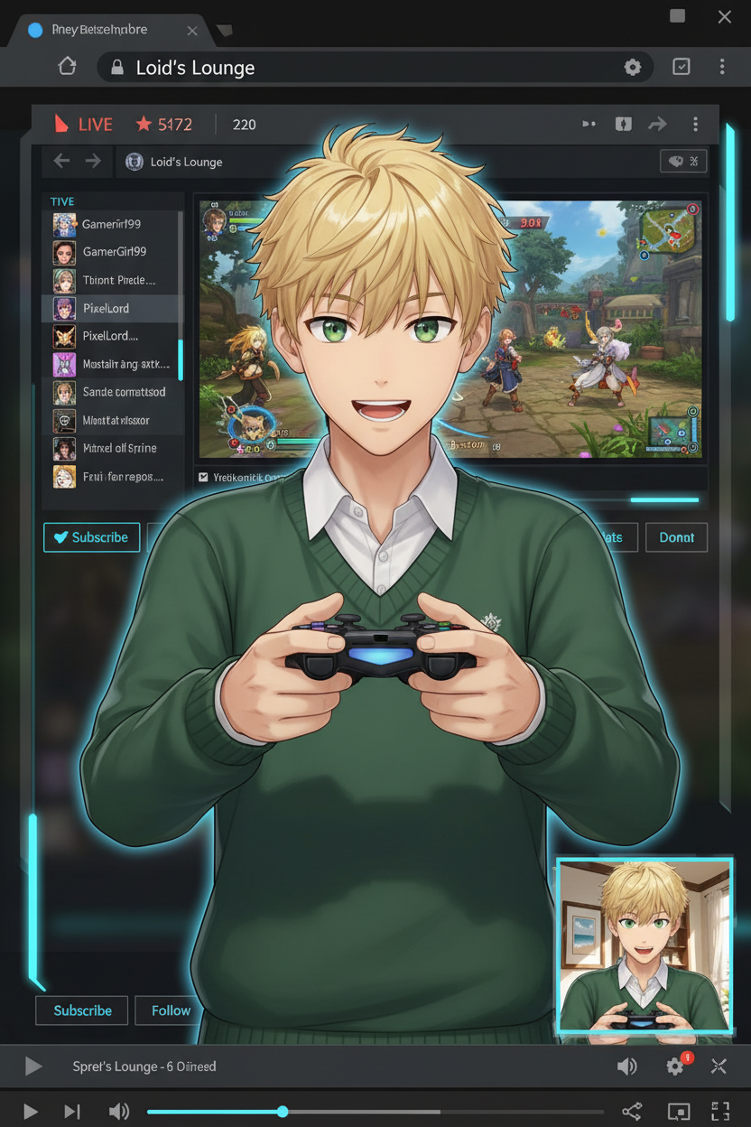 VTuber Stream Overlay Remix