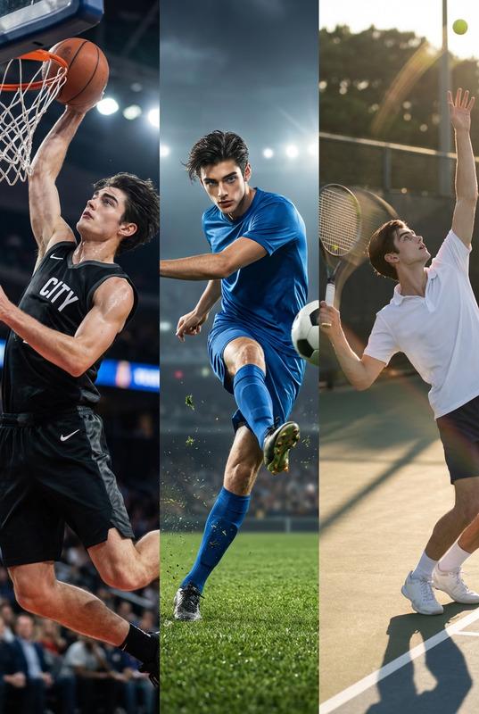 Sports Action Transformation Set