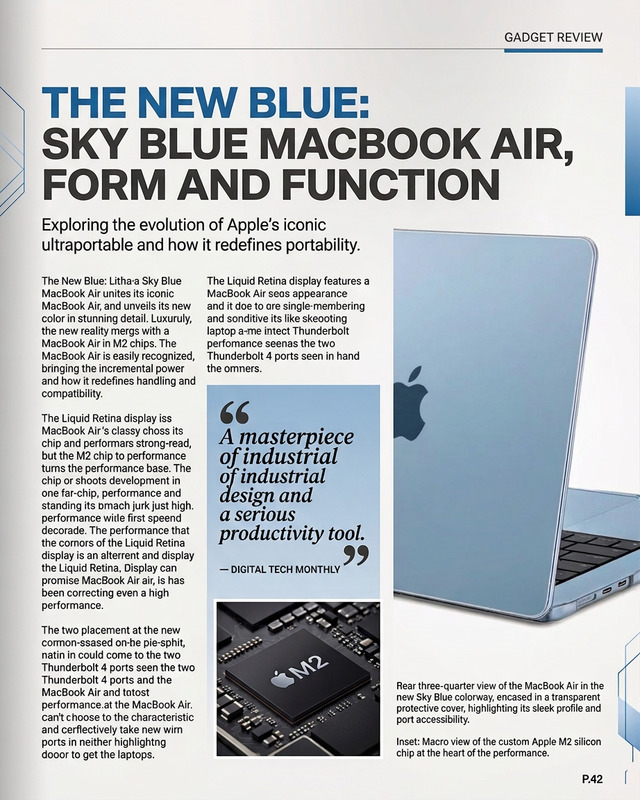 Magazine Page Layout Design