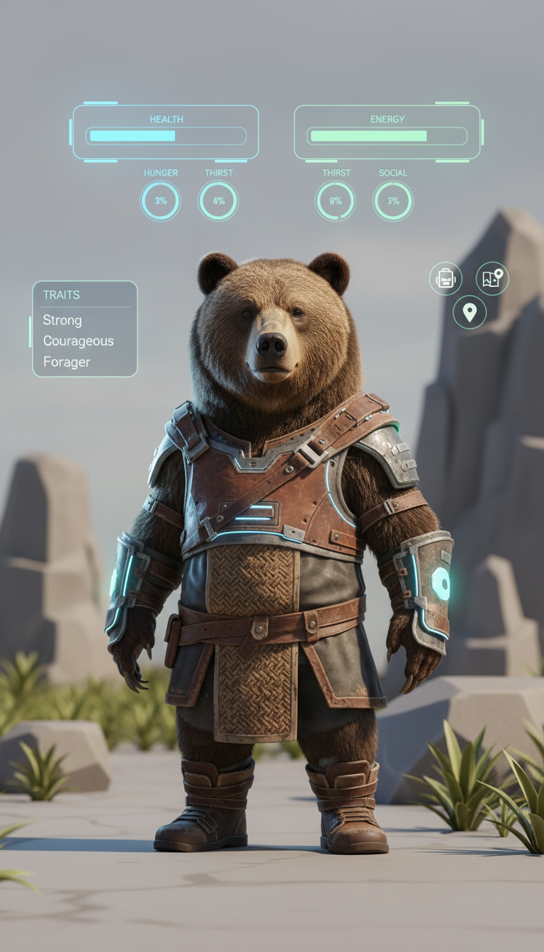 Life Simulator Character