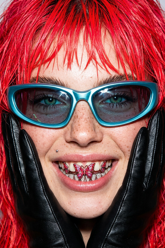 Neon Punk Dental Close-Up