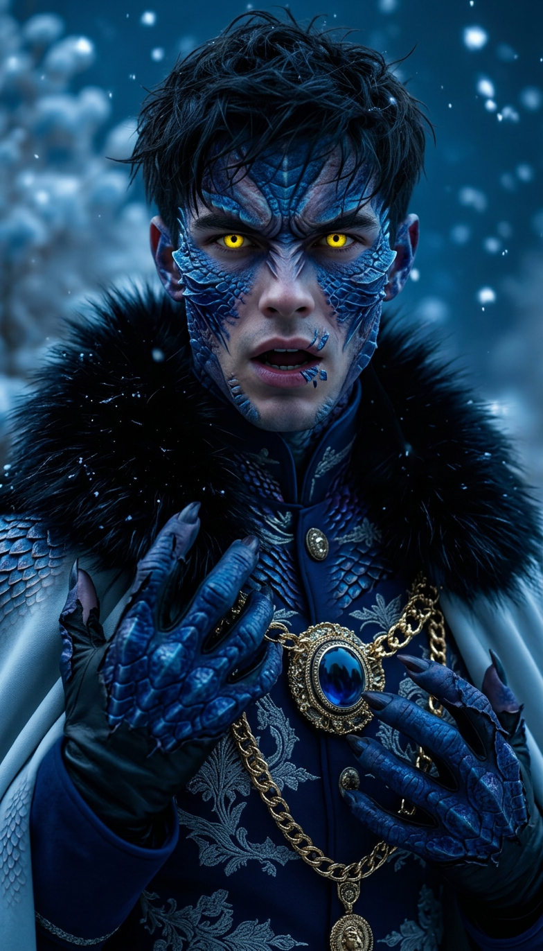 Blue Reptilian Mutant