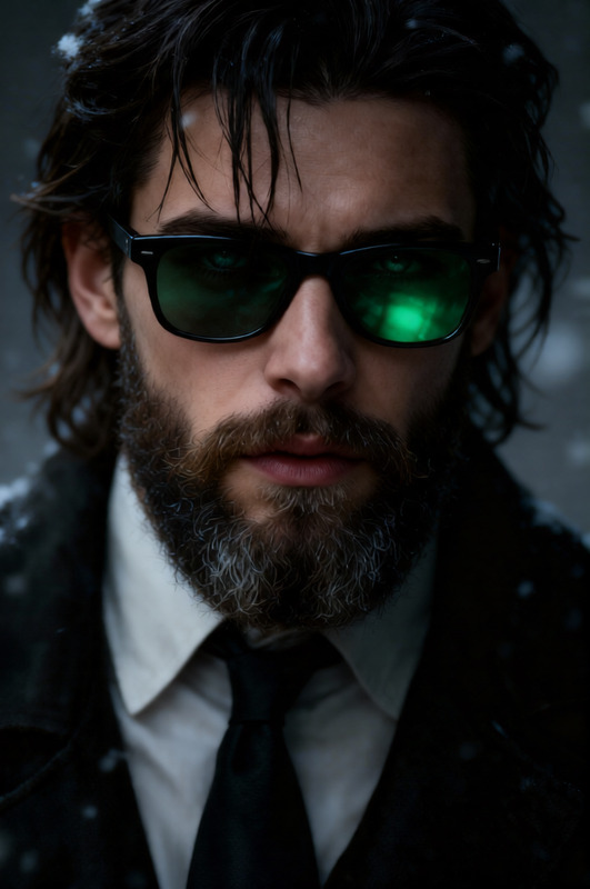 Shadowed Intensity Portrait