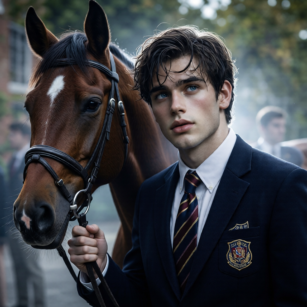 Cold Elegance Horse Editorial