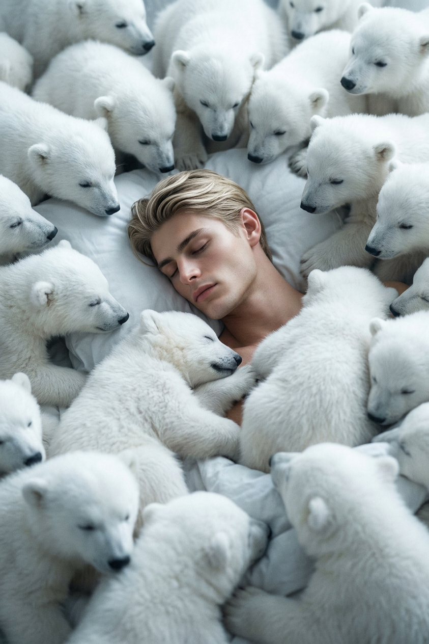 Polar Bear Dream Sleep