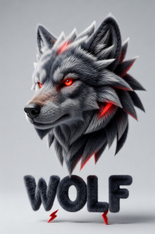 Fluffy 3D Logo Transformation