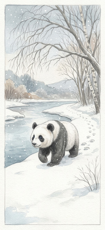 Snowy Riverside