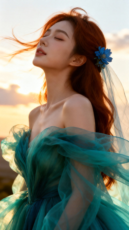 Golden Hour Wind Veil