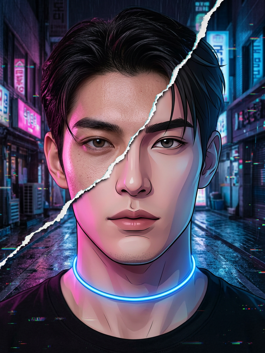 Neon Split Identity