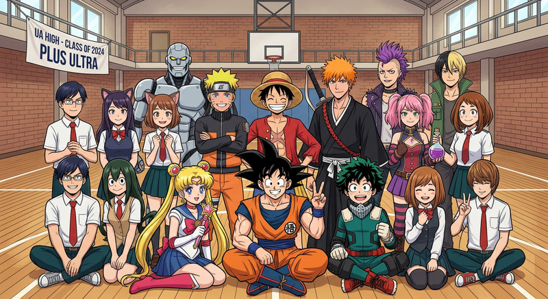 Anime Legends Class Photo