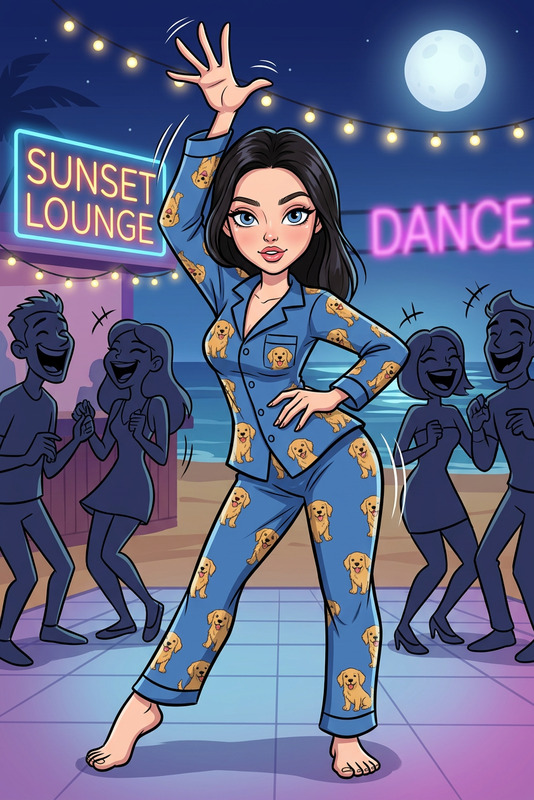 Cartoon Pajama Groove