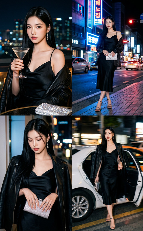 Night Luxe City Collage