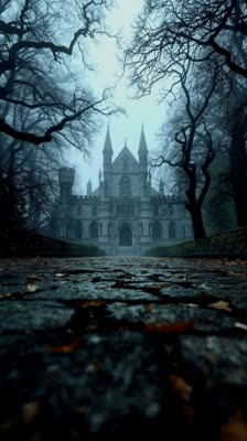 Haunted house entrance