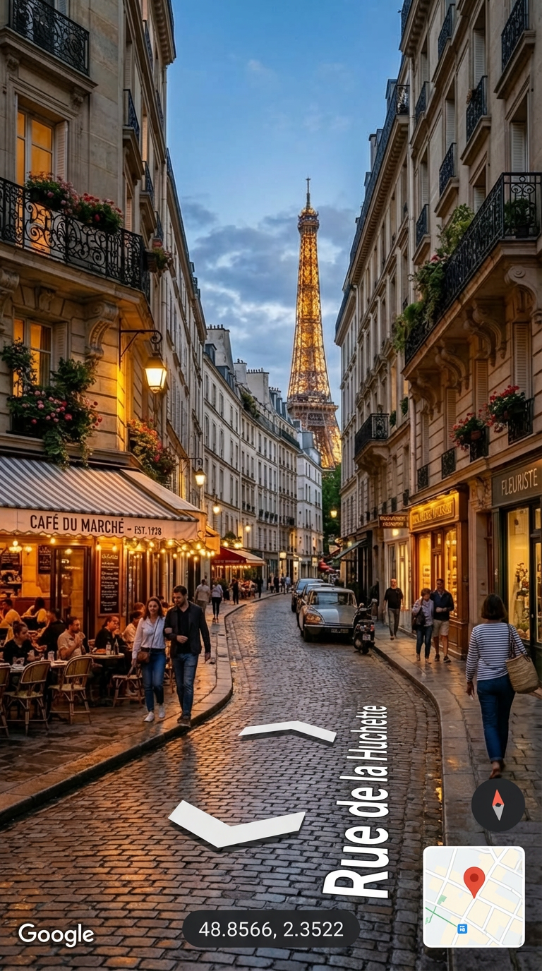 Map Lens – Paris Street