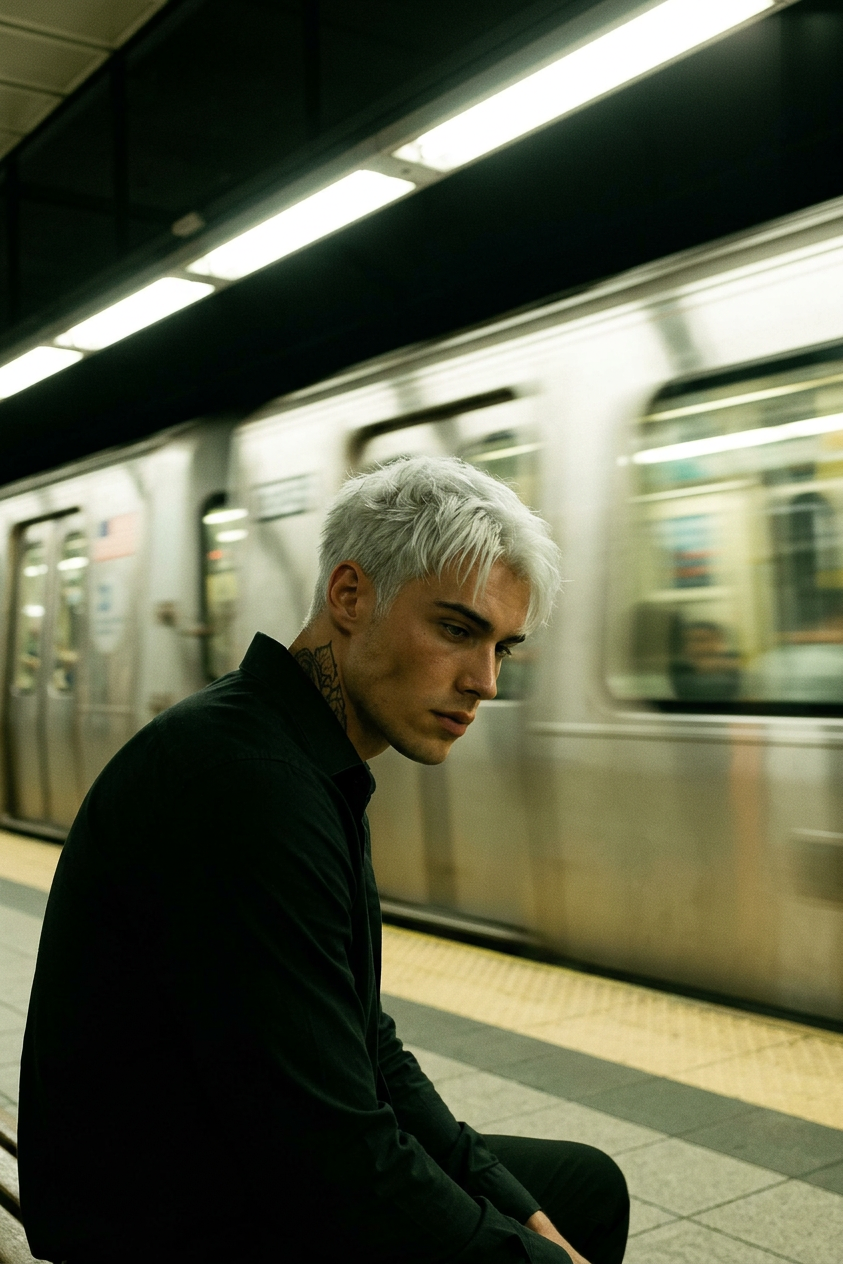 Subway Platform Cinematic Still