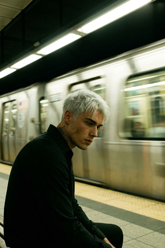 Subway Platform Cinematic Still