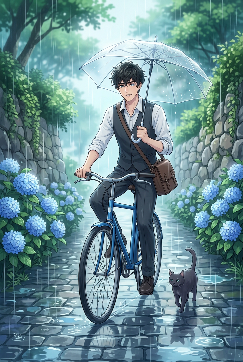 Rainy Hydrangea Dream Ride