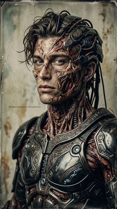 Biomechanical Undead Portrait