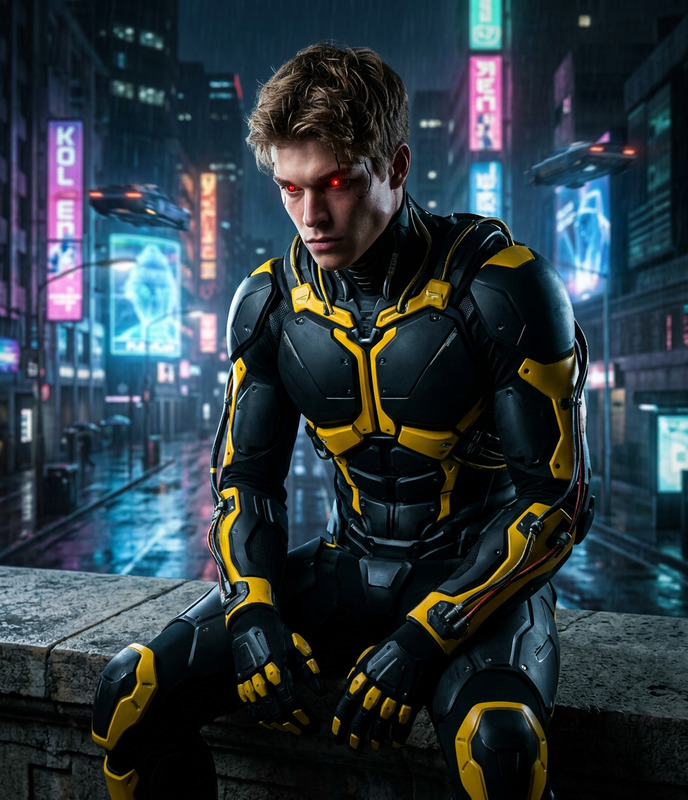 Neon Vigilante Noir