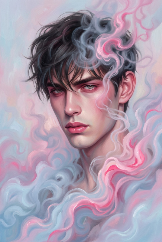 Ethereal Smoke Portrait