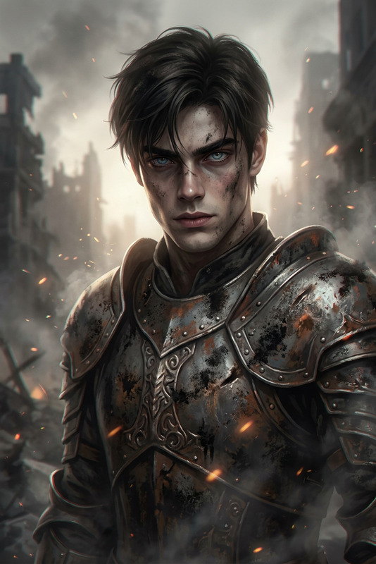 Ashen Villain Knight Portrait