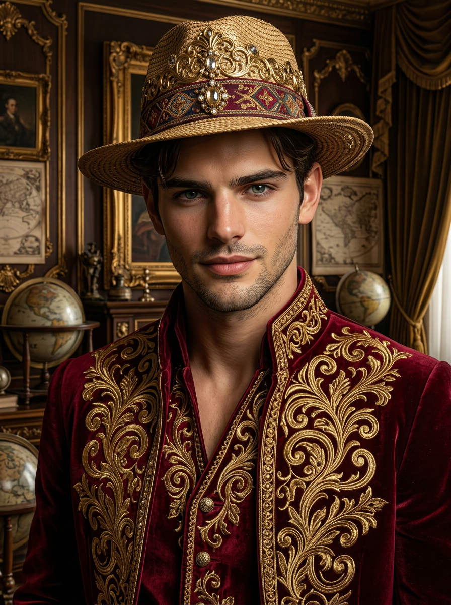 Baroque Anime Portrait