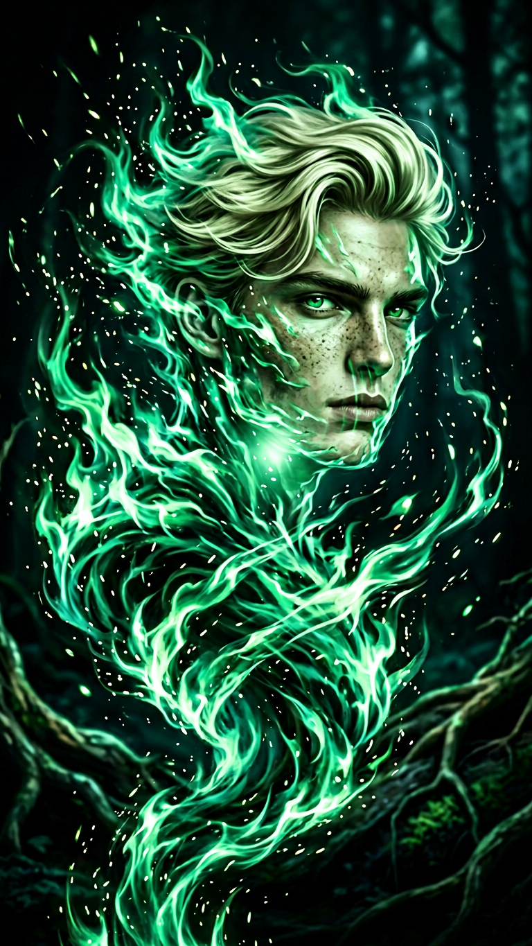 Verdant Flame Wraith