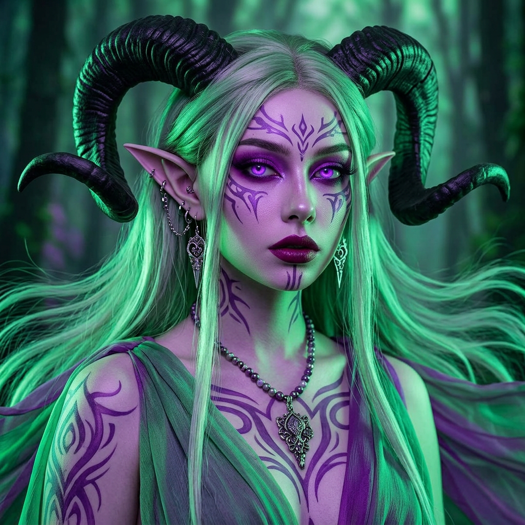 Verdant Horned Oracle