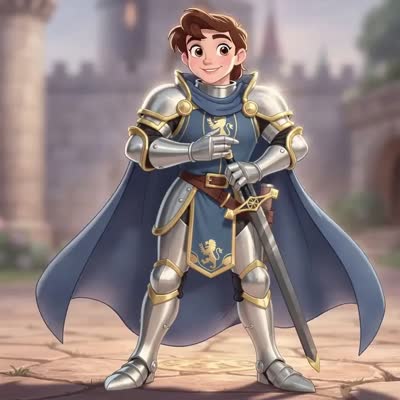 Magic Hour | Young Knight - AI Talking Photo Template