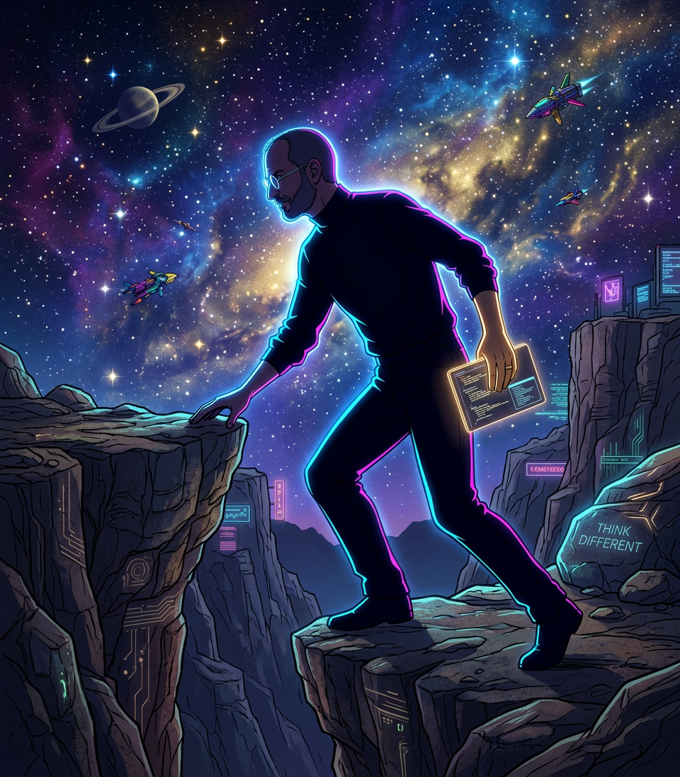 Celestial Cliff Silhouette