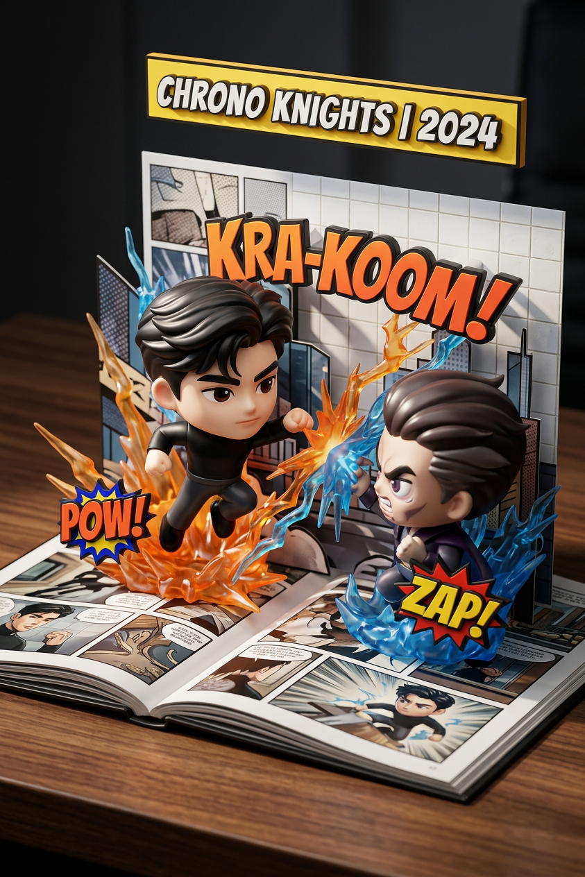 Comic Pop-Up Diorama World