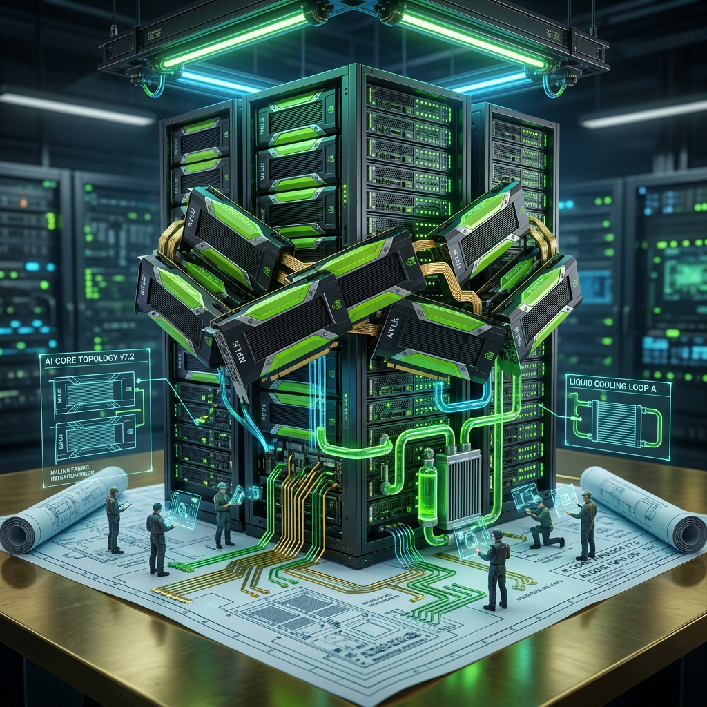 Technical Blueprint of an AI GPU Cluster